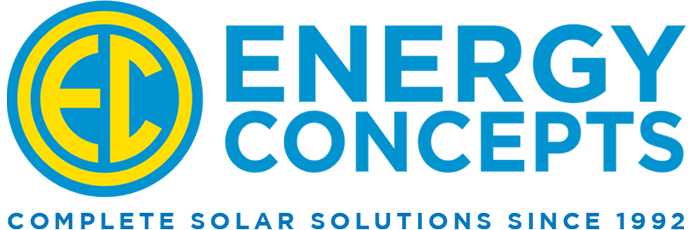 Light blue "Energy Concepts" logo